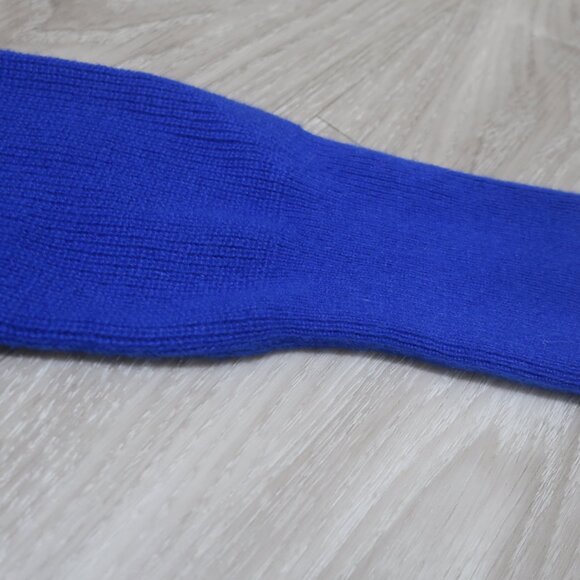 H&M Cashmere Royal Blue Mockneck S EUC - Picture 3 of 5